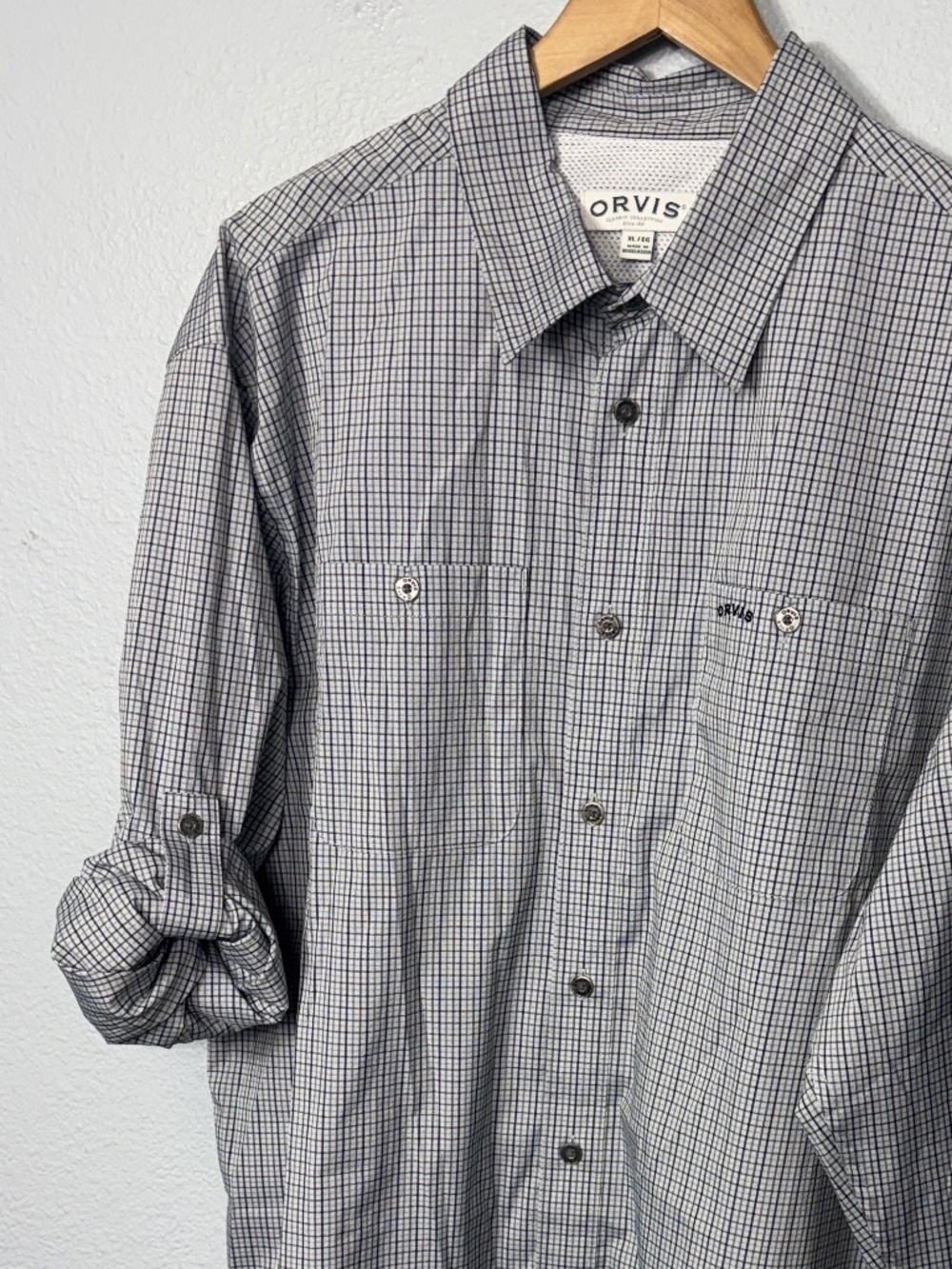 Orvis Men’s Performance Long-Sleeve Check Shirt
